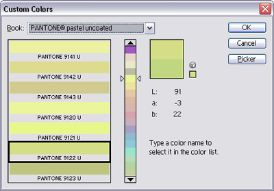 Custom Colors Dialog